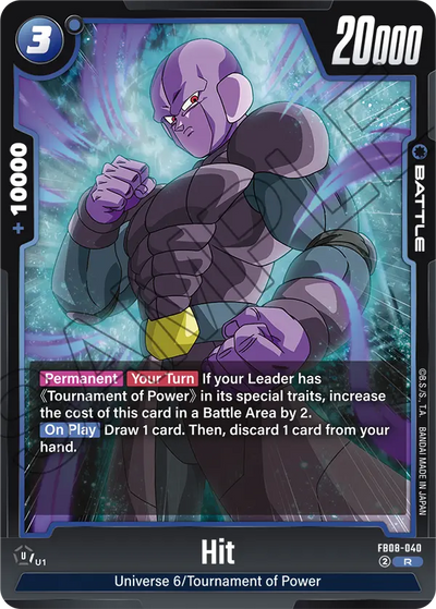 Hit FB08-040 R Saiyan's Pride Dragon Ball Super Near Mint