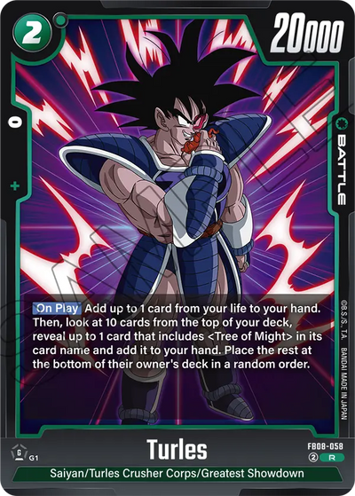 Turles FB08-058 R Saiyan's Pride Dragon Ball Super Near Mint