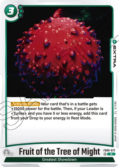 Fruit of the Tree of Might FB08-072 R Saiyan's Pride Dragon Ball Super NM
