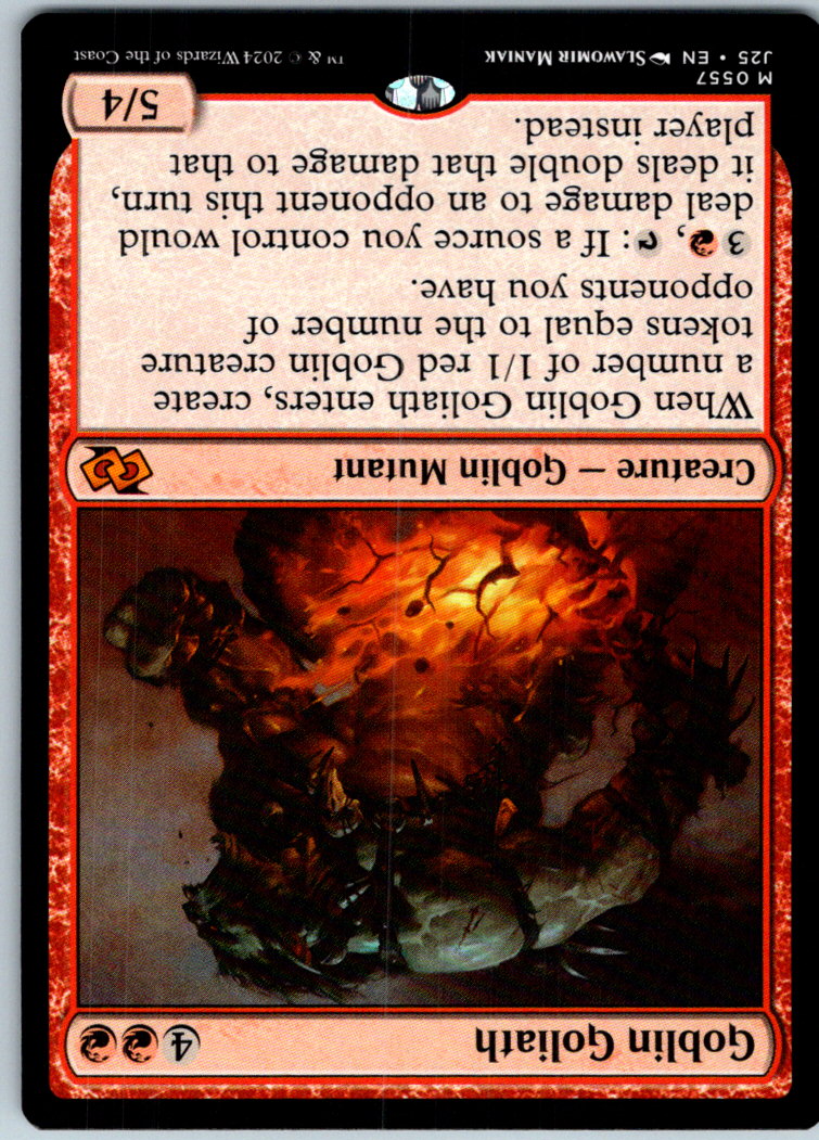Goblin Goliath 557 Mythic Foundations Jumpstart Magic: The Gathering Near Mint