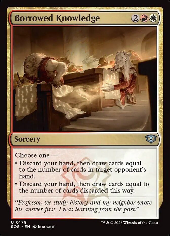 Borrowed Knowledge 178 Uncommon Secrets of Strixhaven Magic: The Gathering NM
