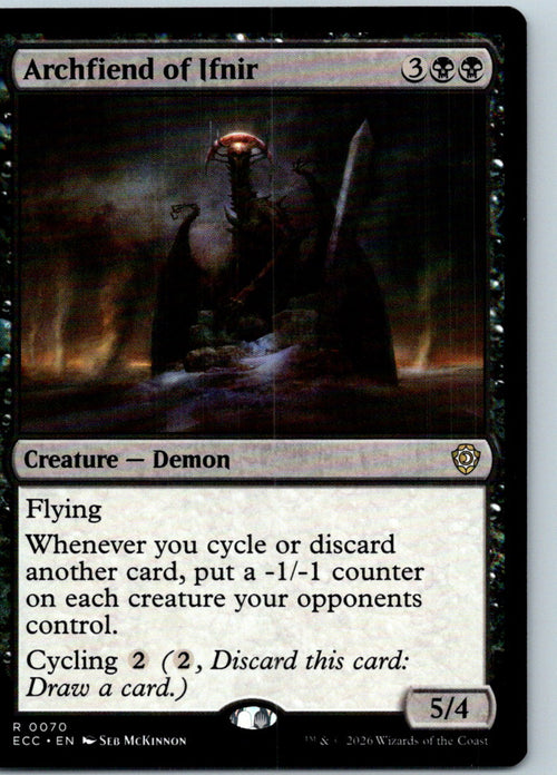Archfiend of Ifnir 70 Rare Commander: Lorwyn Eclipsed Magic: The Gathering NM