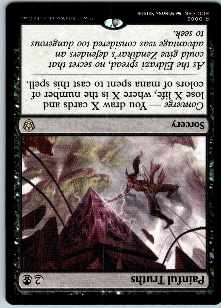 Painful Truths 82 Rare Commander: Lorwyn Eclipsed Magic: The Gathering Near Mint