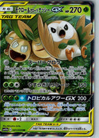 Rowlet & Alolan Exeggutor GX 001/054 Double Rare Sky Legend Pokemon Japanese NM