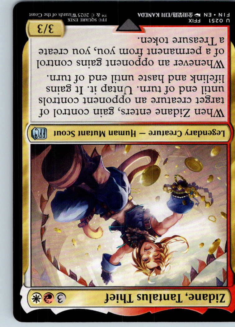 Zidane, Tantalus Thief 251 Uncommon FINAL FANTASY Magic: The Gathering Near Mint
