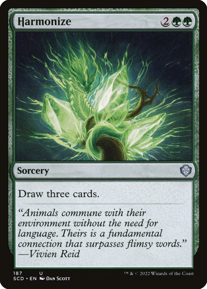 Harmonize 187 Uncommon Starter Commander Decks Magic: The Gathering Near Mint