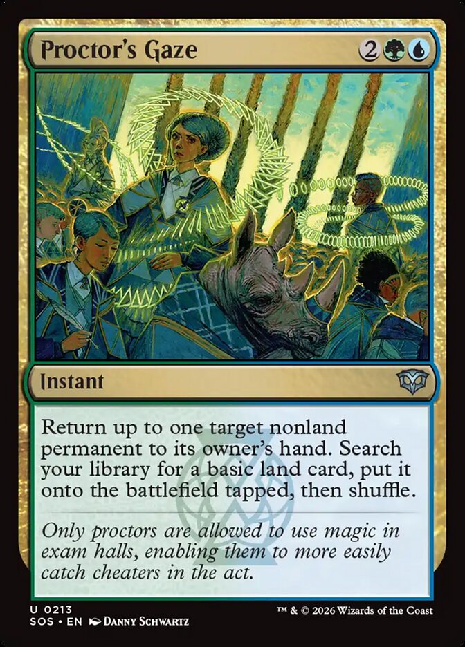 Proctor's Gaze 213 Uncommon Secrets of Strixhaven Magic: The Gathering Near Mint