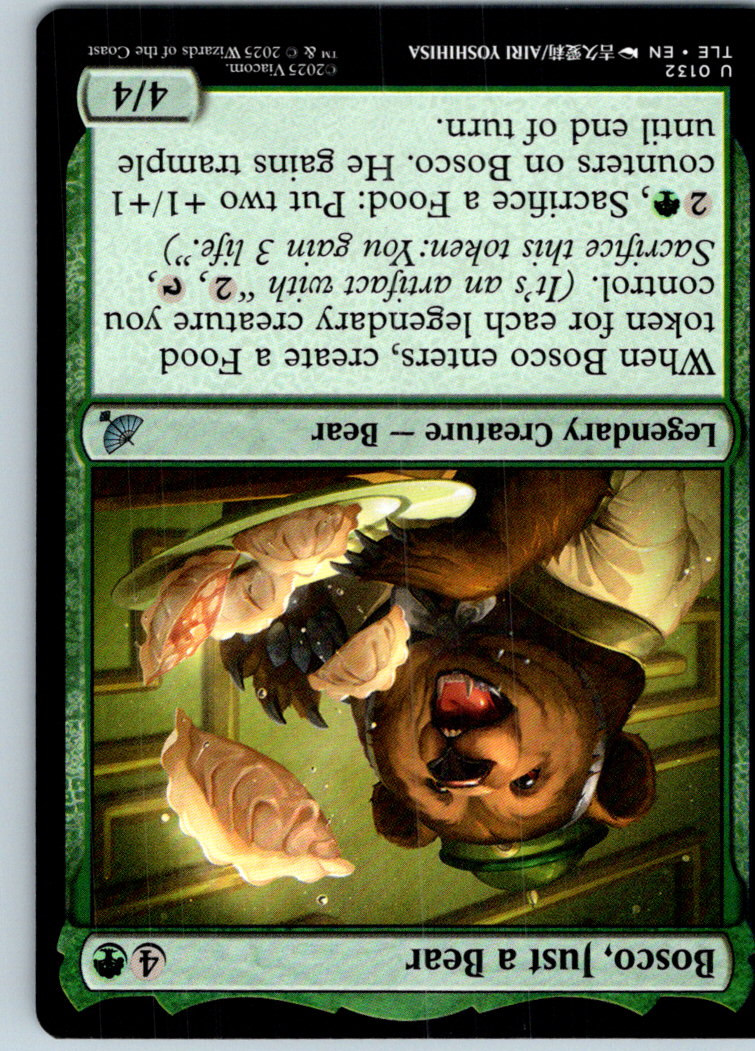 Bosco, Just a Bear Avatar: The Last Airbender: Magic: The Gathering NM