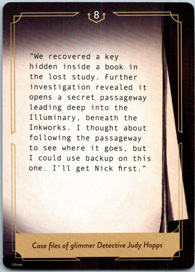 Judy Hopps - Uncovering Clues 156/204 Super Rare Whispers in the Well Lorcana NM
