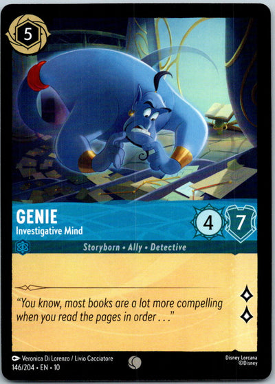 Genie - Investigative Mind 146/204 Common Whispers in the Well Lorcana Near Mint