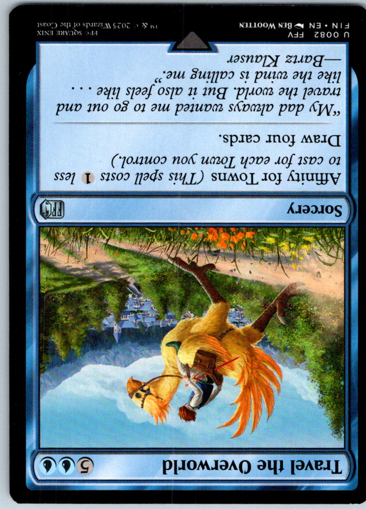 Travel the Overworld 82 Uncommon FINAL FANTASY Magic: The Gathering Near Mint