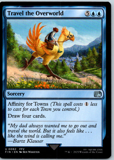 Travel the Overworld 82 Uncommon FINAL FANTASY Magic: The Gathering Near Mint
