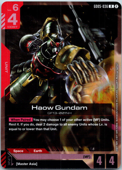 Haow Gundam GD05-036 R Freedom Ascension Gundam Holo Near Mint