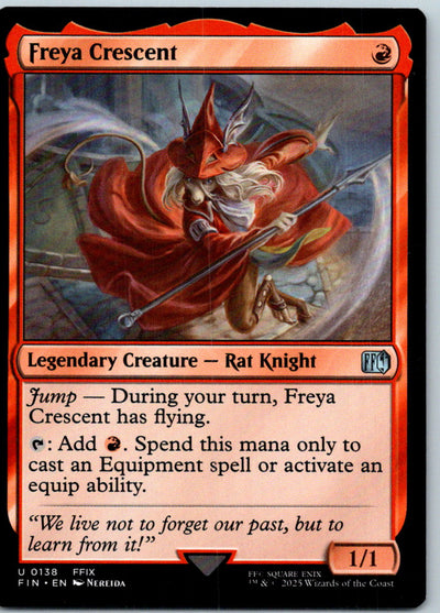 Freya Crescent 138 Uncommon FINAL FANTASY Magic: The Gathering Near Mint