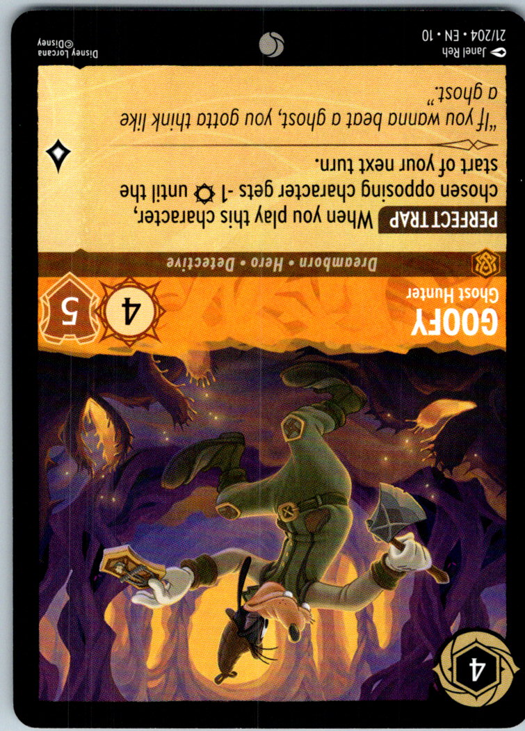 Goofy - Ghost Hunter 21/204 Common Whispers in the Well Lorcana Near Mint