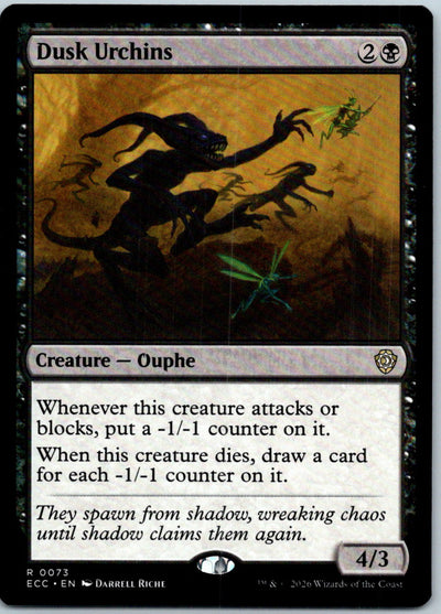 Dusk Urchins 73 Rare Commander: Lorwyn Eclipsed Magic: The Gathering Near Mint