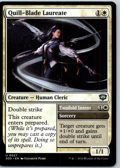 Quill-Blade Laureate 27 Uncommon Secrets of Strixhaven Magic: The Gathering NM