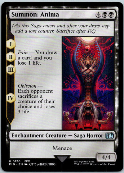 Summon: Anima 120 Uncommon FINAL FANTASY Magic: The Gathering Near Mint