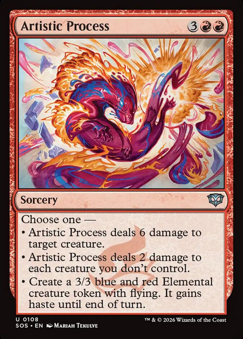 Artistic Process 108 Uncommon Secrets of Strixhaven Magic: The Gathering NM
