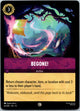 Begone! 61/204 Common Whispers in the Well Lorcana Near Mint