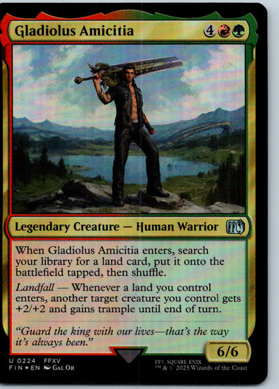 Gladiolus Amicitia 224 Uncommon FINAL FANTASY Magic: The Gathering Near Mint
