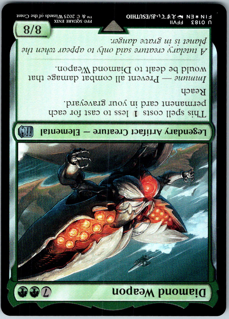 Diamond Weapon 183 Uncommon FINAL FANTASY Magic: The Gathering Near Mint