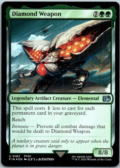 Diamond Weapon 183 Uncommon FINAL FANTASY Magic: The Gathering Near Mint