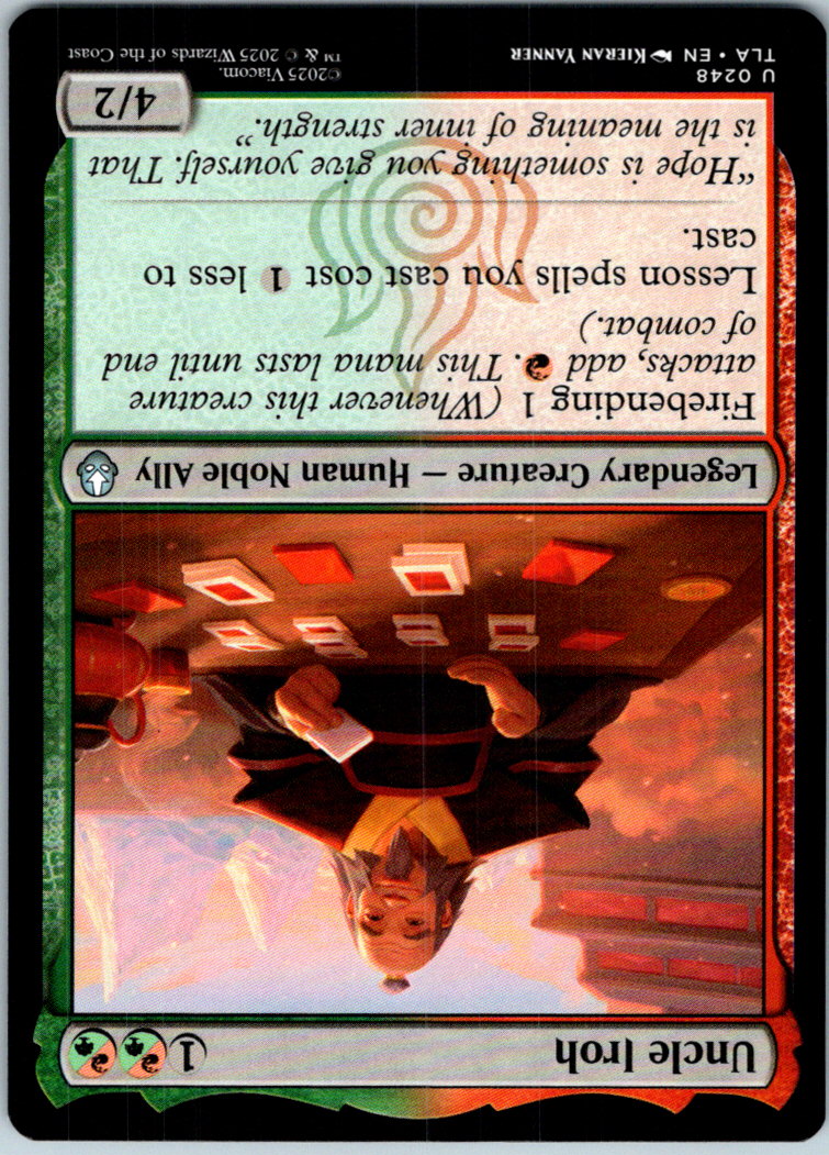 Uncle Iroh 248 Uncommon Avatar: The Last Airbender Magic: The Gathering NM