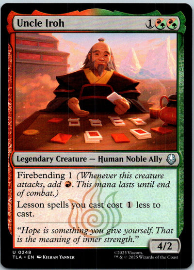 Uncle Iroh 248 Uncommon Avatar: The Last Airbender Magic: The Gathering NM