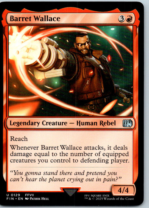 Barret Wallace 129 Uncommon FINAL FANTASY Magic: The Gathering Near Mint