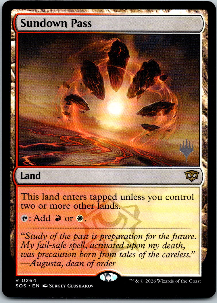 Sundown Pass 264 Rare Secrets of Strixhaven Magic: The Gathering Near Mint