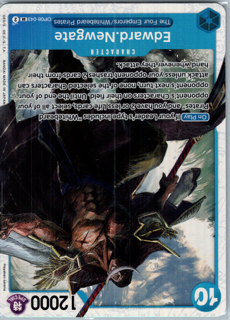 Edward.Newgate OP08-043 Super Rare Two Legends One Piece Near Mint