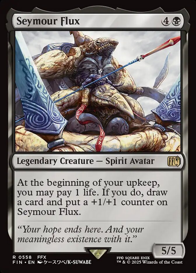 Seymour Flux 558 Rare Final Fantasy Magic: The Gathering Near Mint