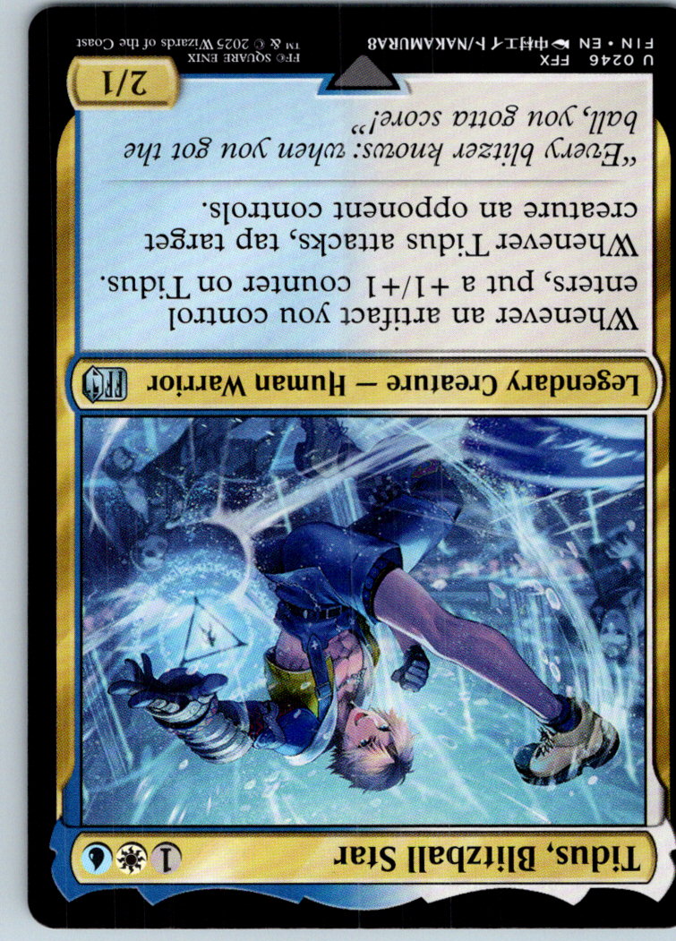Tidus, Blitzball Star 246 Uncommon FINAL FANTASY Magic: The Gathering Near Mint