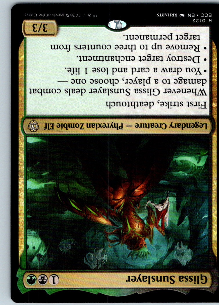 Glissa Sunslayer 122 Rare Commander: Lorwyn Eclipsed Magic: The Gathering NM