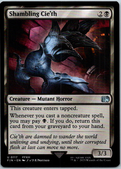 Shambling Cie'th 117 Uncommon FINAL FANTASY Magic: The Gathering Near Mint