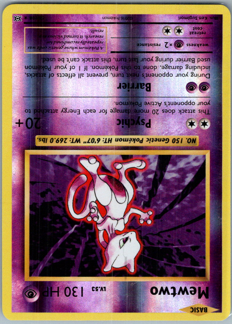 Mewtwo 51/108 Rare Evolutions Pokemon Reverse Holo Near Mint