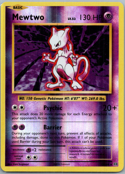 Mewtwo 51/108 Rare Evolutions Pokemon Reverse Holo Near Mint