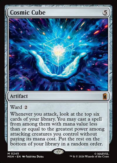 Cosmic Cube 245 Mythic Marvel Super Heroes Magic: The Gathering Near Mint