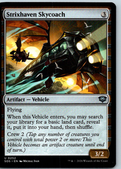 Strixhaven Skycoach 252 Uncommon Secrets of Strixhaven Magic: The Gathering NM