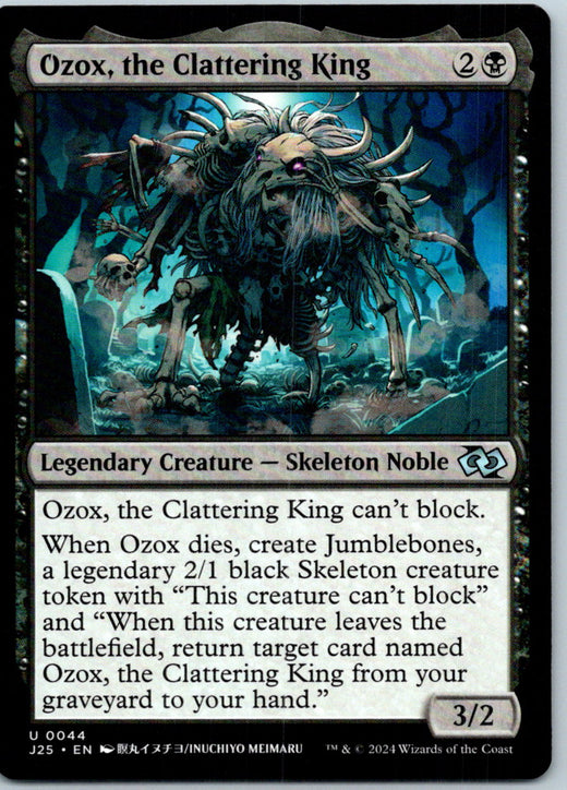 Ozox, the Clattering King (Anime)  Foundations Jumpstart Magic: The Gathering NM