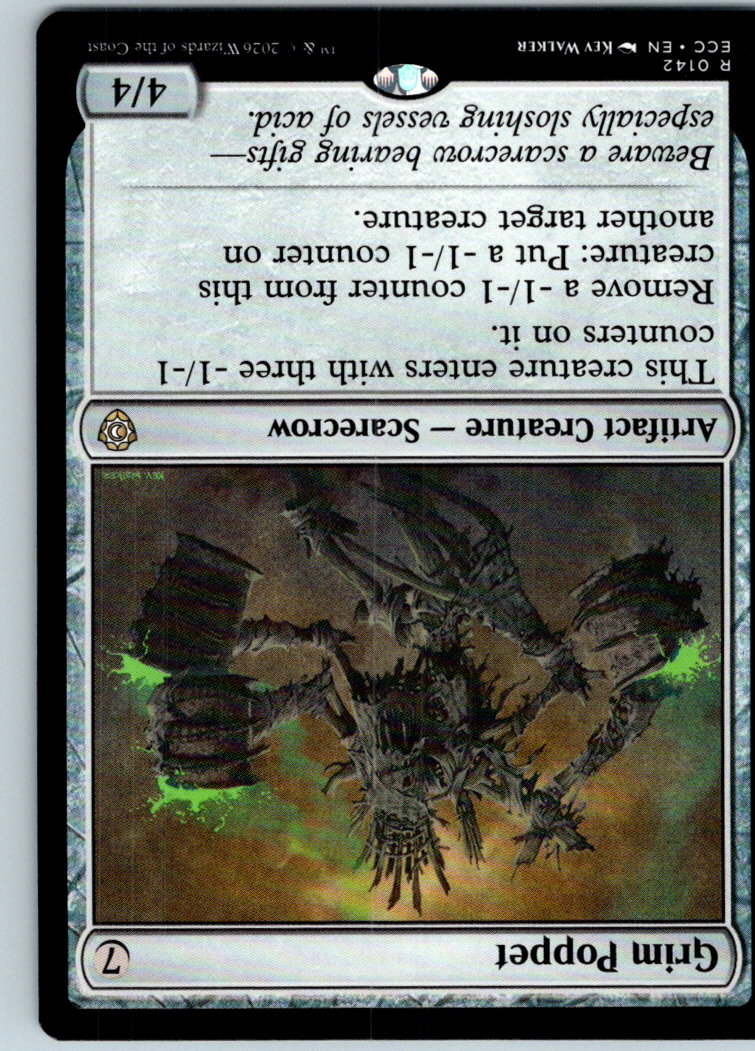 Grim Poppet 142 Rare Commander: Lorwyn Eclipsed Magic: The Gathering Near Mint