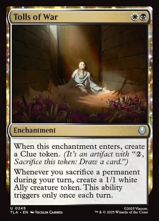 Tolls of War 245 Uncommon Avatar: The Last Airbender Magic: The Gathering NM