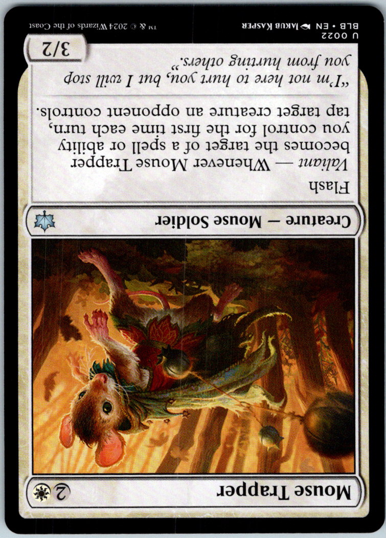 Mouse Trapper 22 Uncommon Bloomburrow Magic: The Gathering Near Mint