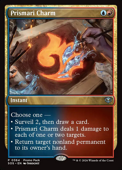 Prismari Charm 364 Promo Pack: Secrets of Strixhaven Magic: The Gathering NM