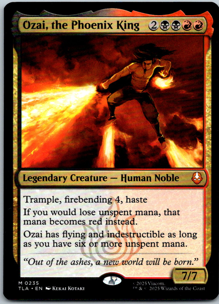 Ozai, the Phoenix King 235 Avatar: The Last Airbender Magic: The Gathering NM