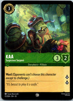 Kaa - Suspicious Serpent 72/204 Common Whispers in the Well Lorcana Near Mint