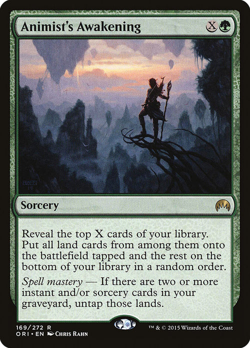 Animist's Awakening 169 Rare Magic Origins Magic: The Gathering Near Mint