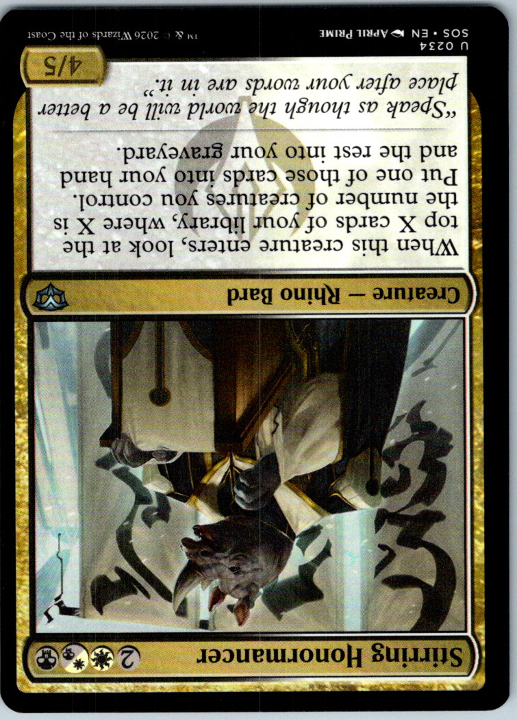 Stirring Honormancer 234 Uncommon Secrets of Strixhaven Magic: The Gathering NM