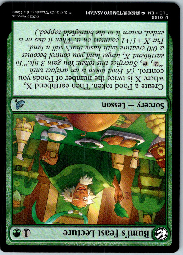 Bumi's Feast Lecture 133 Avatar: The Last Airbender Magic: The Gathering NM